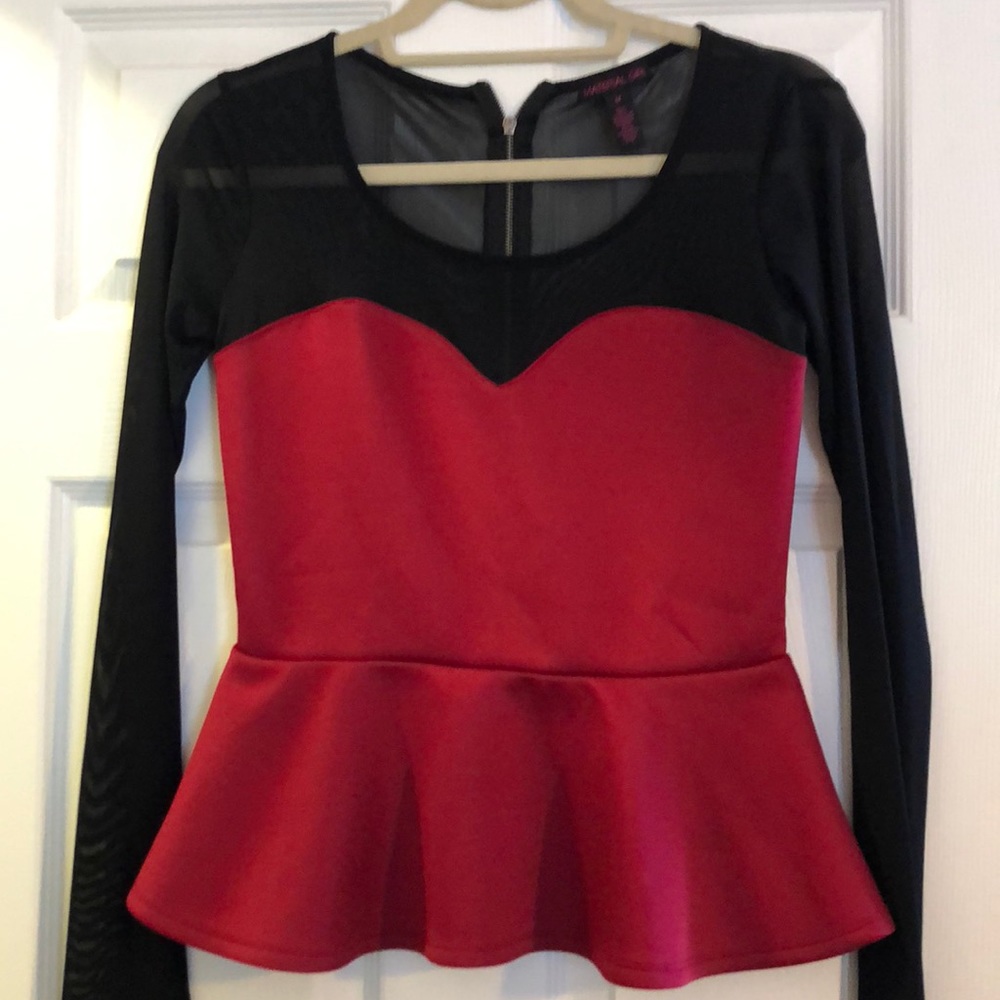 Peplum blouse